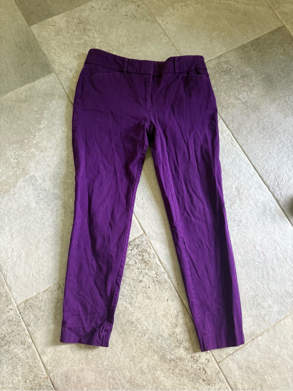 Women's Purple Skinny Stretch Jeans